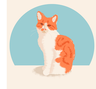 Larsson the cat cat illustration vector