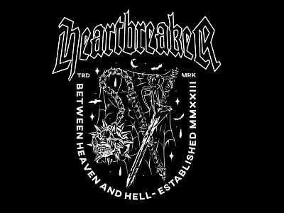 Weapon skull apparel branding clothing design graphic illustration logo streetwear ui vector