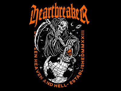 Grimm Doom apparel branding clothing design graphic illustration logo streetwear ui vector