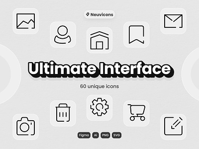 Ultimate Interface Icons design design element design inspiration icon collection icon design icon pack iconography icons iconset ui