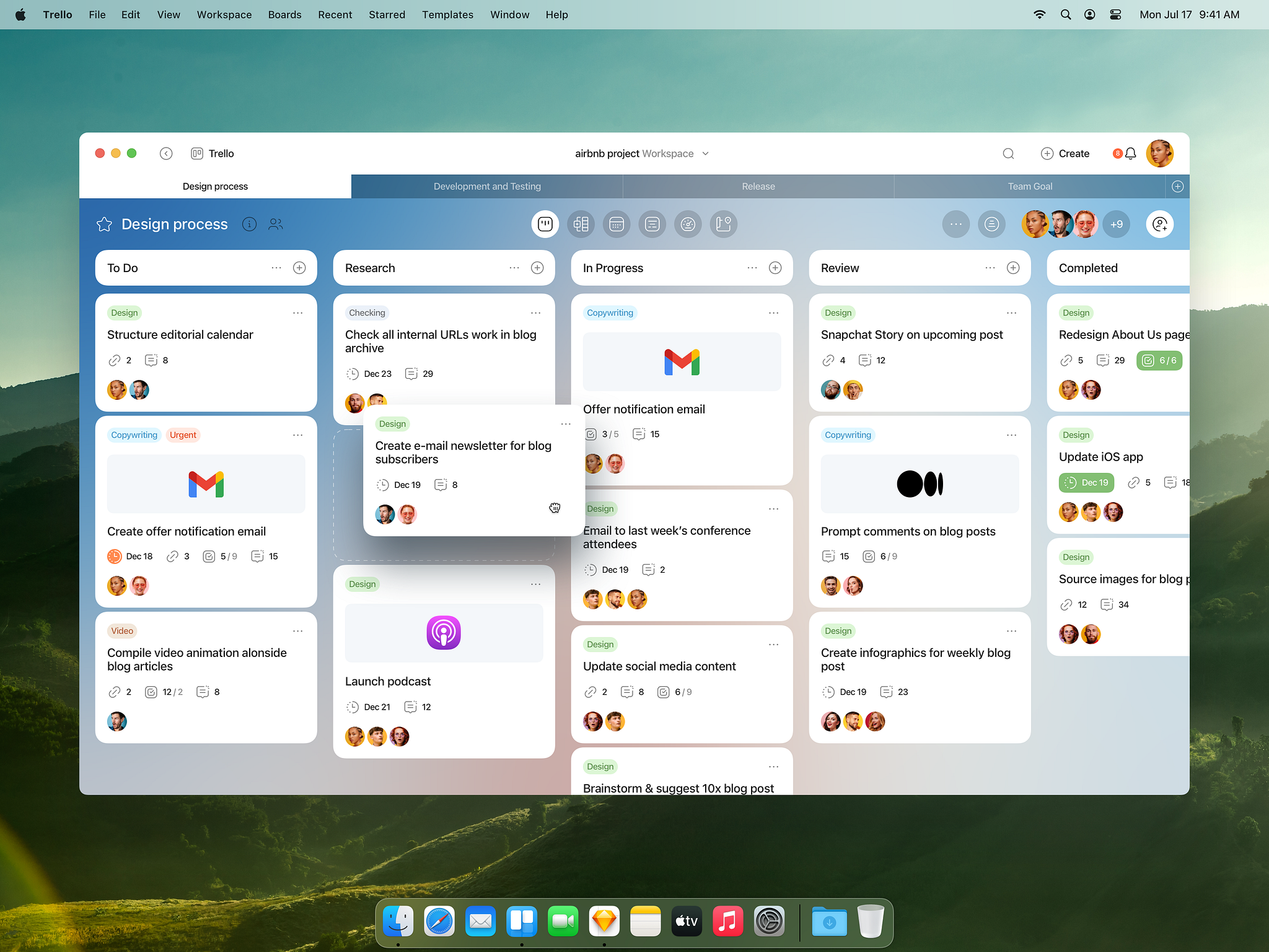 Trello App for MacOS – UI UX Design Prototype by ALEX.D for WASRS on ...