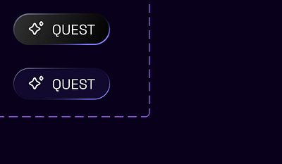 Dark Button Design button component crypto dark dark button product design quest app stroke button ui design web app web3