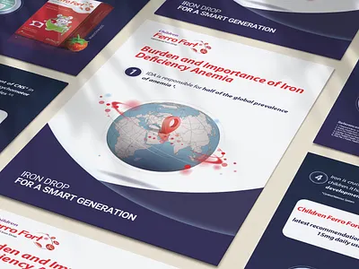 Medical Drop Card branding graphic design