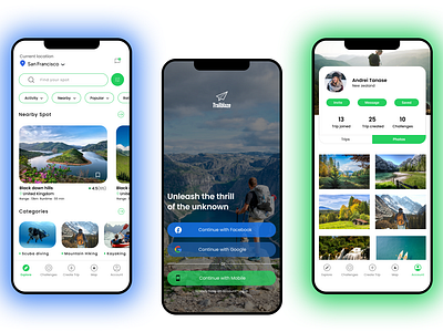 Trailblaze outdoor trip planning app adventure explore explore together holiday icon outdoor travel trip trip guide trip planning ui ux