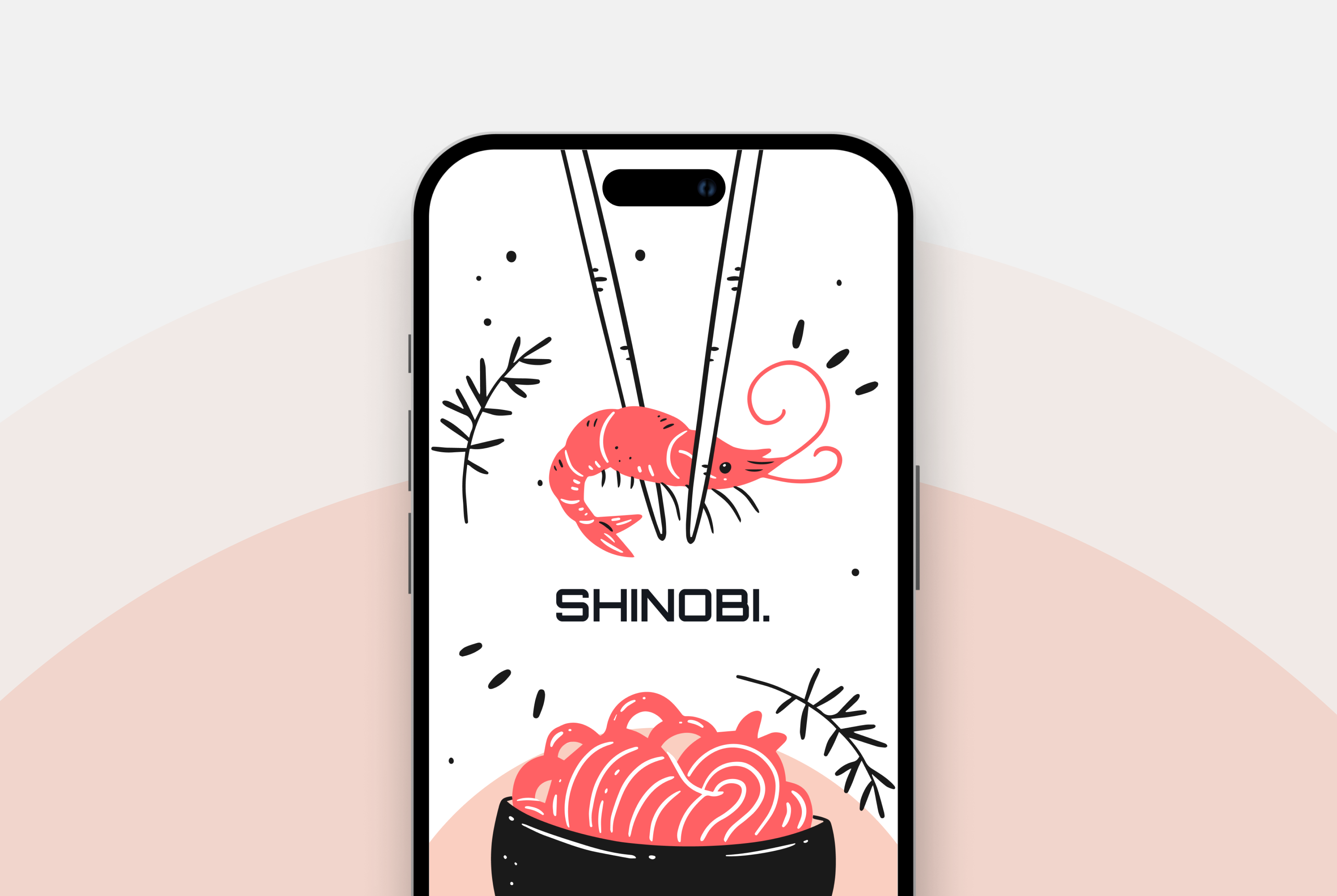 Animation for SHINOBI Concept 3d after effects animation app asia food clean delivery design fastfood flat food graphic design illustration ios minimalist mobile app motion graphics ui ux vector