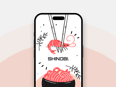 Animation for SHINOBI Concept 3d after effects animation app asia food clean delivery design fastfood flat food graphic design illustration ios minimalist mobile app motion graphics ui ux vector