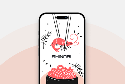 Animation for SHINOBI Concept 3d after effects animation app asia food clean delivery design fastfood flat food graphic design illustration ios minimalist mobile app motion graphics ui ux vector