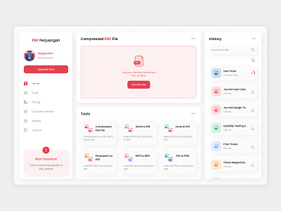 PDF Dashboard dashboard ui uidesign