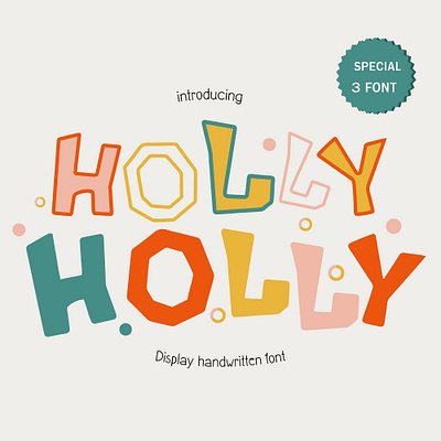 HOLLY FONT - CUTE FONT holly font cute font