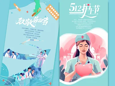 海报 illustration posters