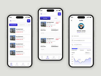 Property Rental Mobile App Design app ui best figma app figma designer home home rental house property pp mobile app design profile screen property mobile app ui property rental app rental rental app rental house app rental mobile app top ui ui ux designer upwork ux