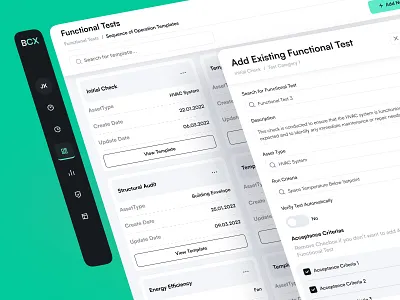 Pop Up Test Creation analytics app cards clean dashboard design desktop app ios layout minimal mobile popup product design sidebar ui userexperience userinterface ux webapp webdesgin