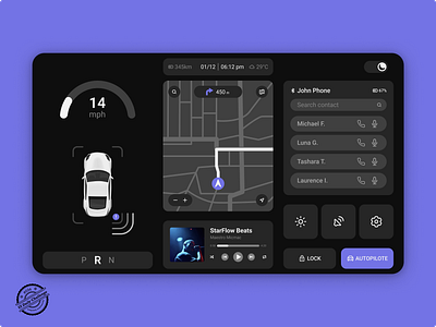 Automotive Interface - UI/UX Design app design auto auto interface car car interface car ui dailyui dailyui34 dailyuichallenge design product design ui uiux ux ux design uxui design