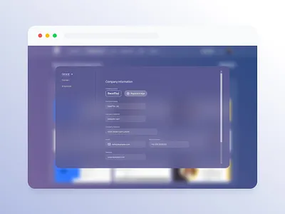 Signmail Dashboard - Settings branding design dribbbledesign graphic design logo odusstudio ui ux