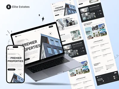 Real Estate Website Design app branding design graphic design illustration logo typography ui ux vector