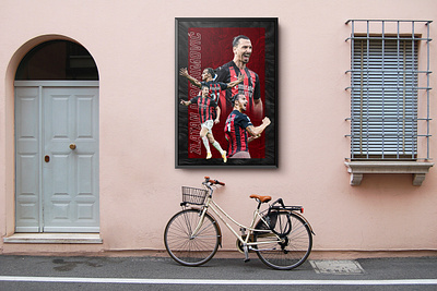 Poster Zlatan Ibrahimović 🇸🇪 graphic design