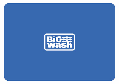 Logo «BigWash» - прачечная самообслуживания branding graphic design logo