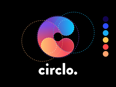 Circlo Branding animation app branding circlo digital nomad graphic design interaction logo mvp nomad social social network travel