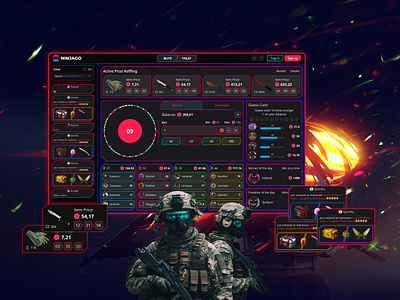 CSGO Games | Gambling | iGaming | Casino app casino csgo design figma gambling games graphic design igaming ui ux