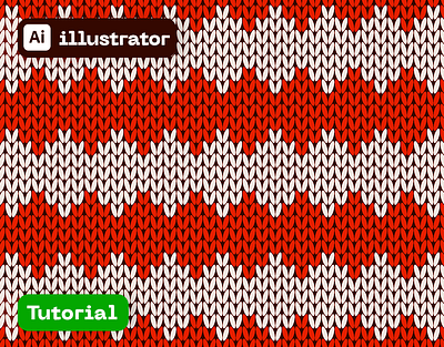 How to Make a Knitting Pattern Design In Adobe Illustrator christmas pattern christmaspattern knitting knitting pattern knitting pattern design pattern pattern design pattern illustrator patterns tutorial