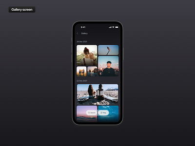 Daily Ui Day 58 | Gallery screen dailyui day58 gallery photo ui