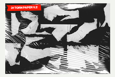 Torn Paper Textures & Ripped Mockups artwork branding collage download free graphic design grunge illustration old paper paper cut papercraft rip ripped tear texture torn white