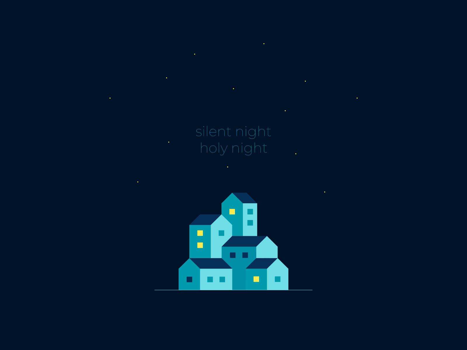 Silent Night - Christmas Season Web Animation by melindula for SVGator ...