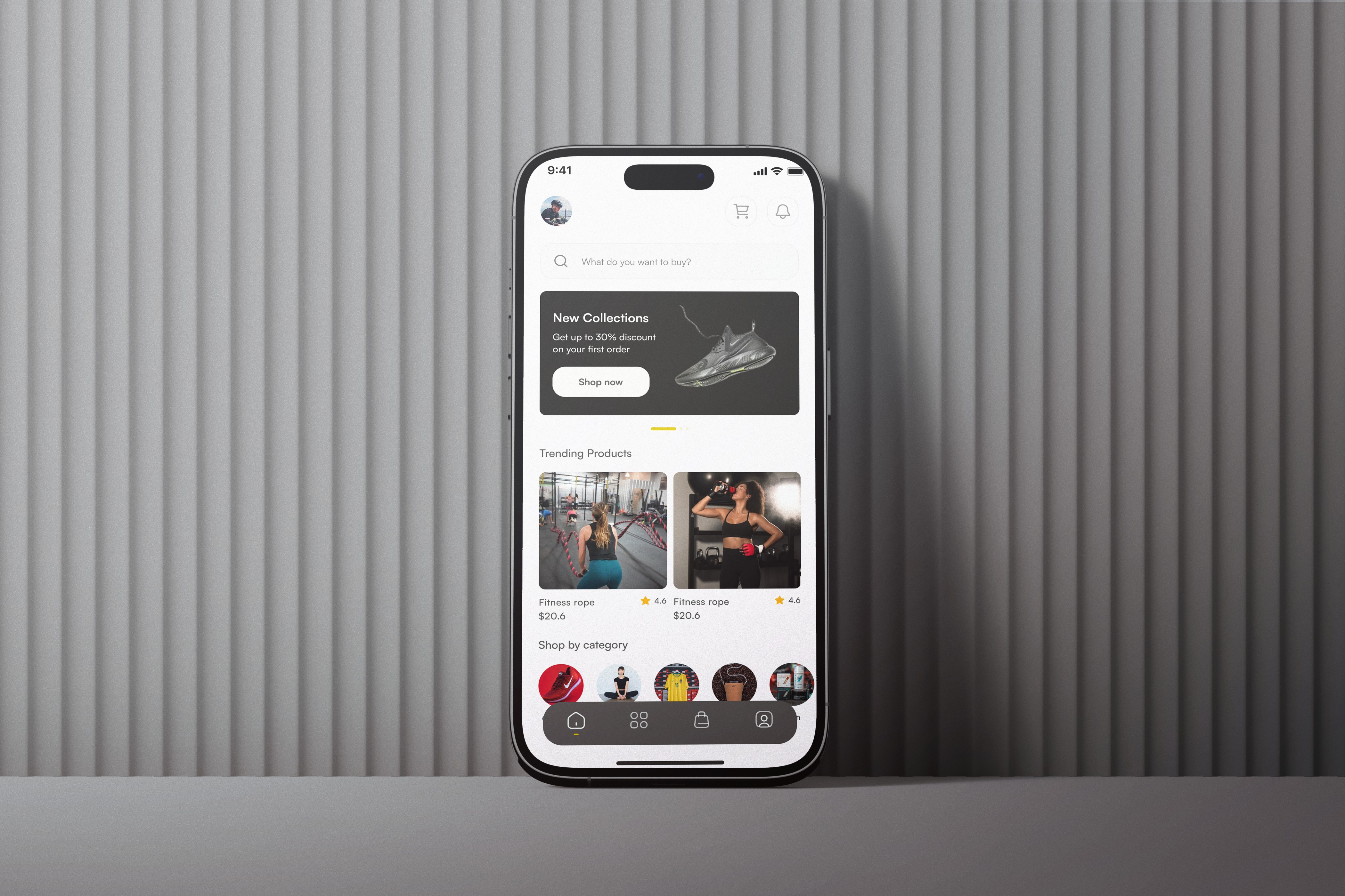Flexshop cart ecommerce fitness gym marketplace ui