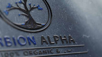 Herbion Alpha Logo Animation 3d anima logo motion graphics