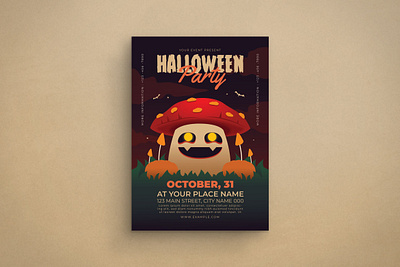 Halloween Party Flyer app branding design graphic design illustration logo typography ui ux vector