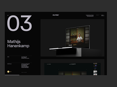 New Folio Concept : Project view clean design landing page layout minimal typography vietnam web design website