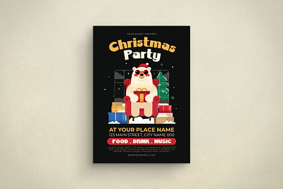 Christmas Flyer branding design graphic design illustration vector