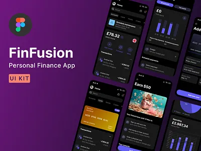 UI Kit • Finance Mobile App mobile mobile app ui ui kit ui kit • finance mobile app