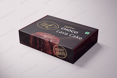 Choco Lava Cake Package Design design package