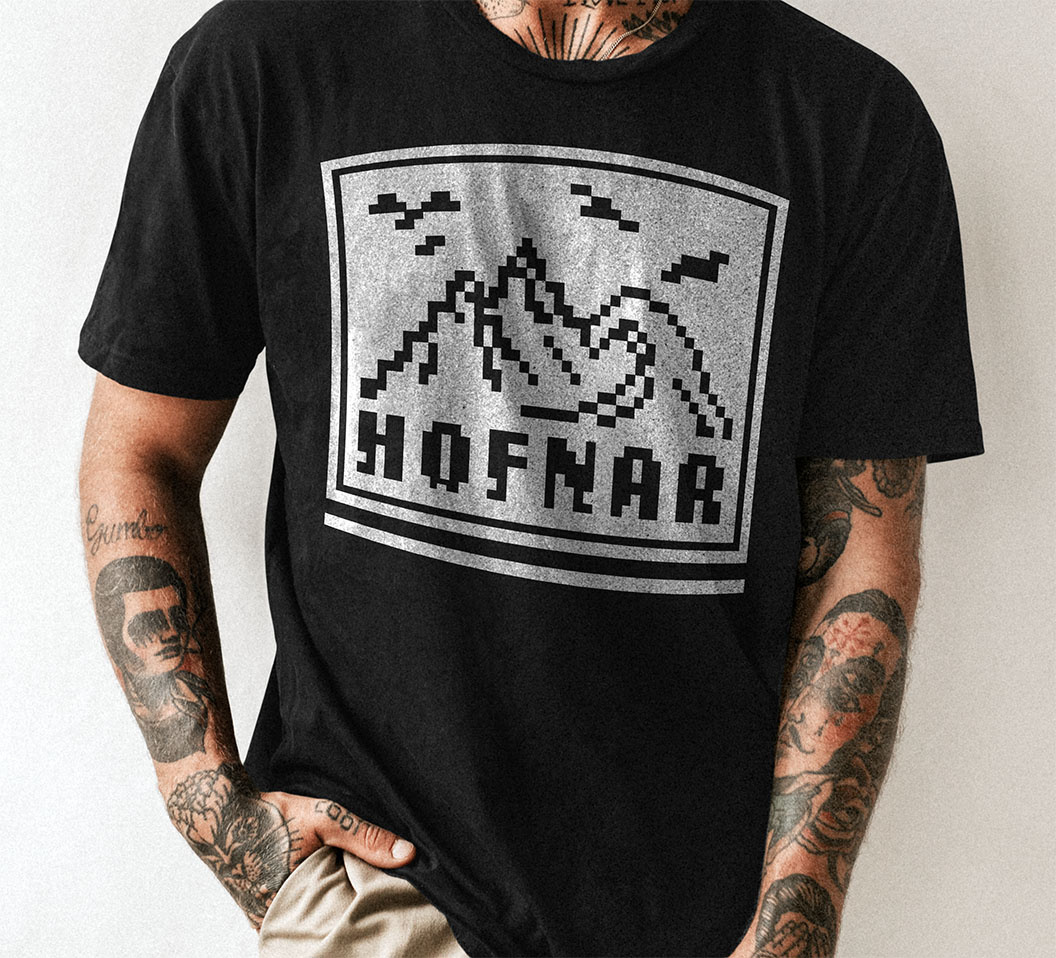 HOFNAR Experience, Merchandise design. brand design brand identity branding design graphic design illustration logo logo art logo design merchandise design