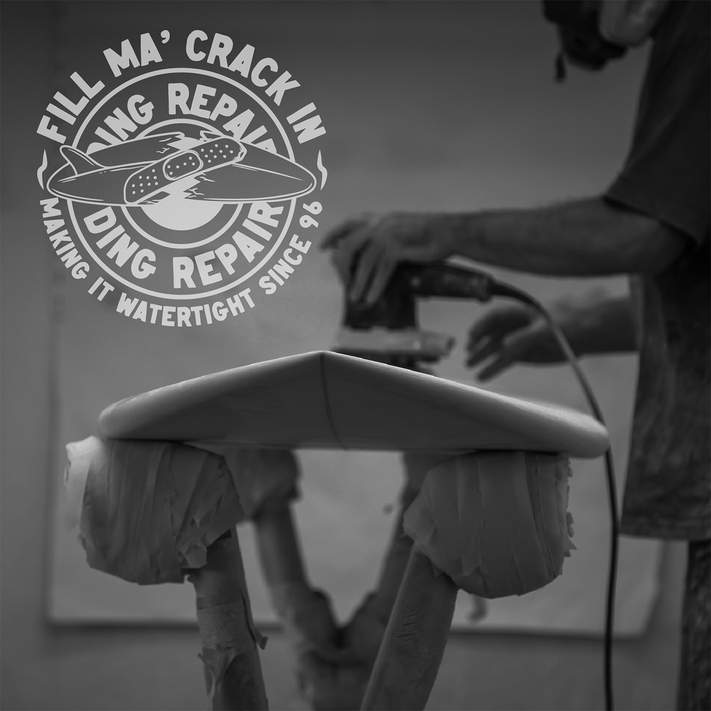 FMCI Brand Identity Project. brand design brand identity branding branding package ding repair graphic design logo surf logo surfboard repair vector