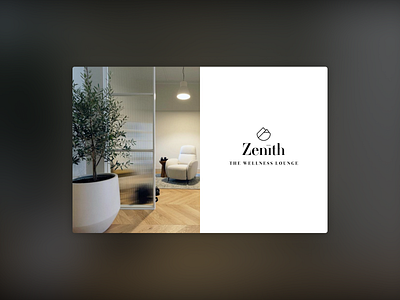 Zenith Logo brand branding combination mark design identity logo mockup wellness