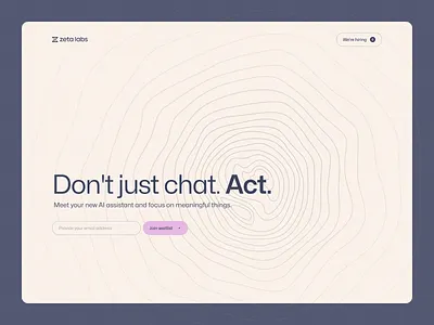 Zeta Labs — Website ai animation branding careers design footer landing landing page minimal motion design no code productivity ui uiux web web design webflow website