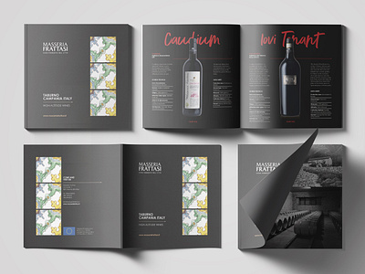 Masseria Frattasi. Catalog Wine. catalog catalogdesign catalogue graphic graphicdesign graphicdesigner indesign