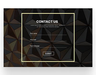 Contact Page branding dailyui design graphic design ui