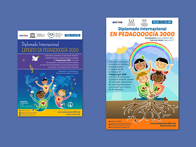 Poster Design for International Certification Pedagooogia 3000 children children illustration design digital illustration graphic design illustration illustrator kids poster