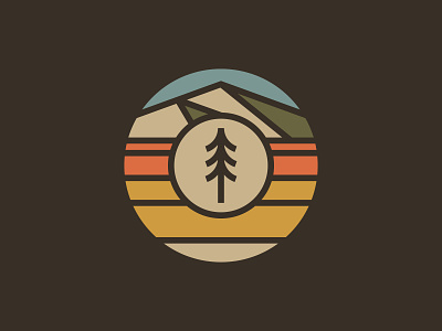 Explore Local adventure badge emblem logo mountain outdoor
