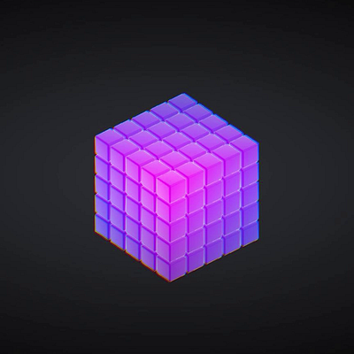 Cube Page Loader 3d abstract animation autodesk colorful design graphic design illustration loader maya motion graphics pageloader spline spline3d trend ui webpage website