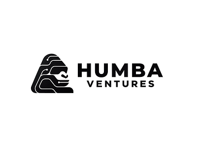 HUMBA africa apre board circuit gorilla humba icon logo monkey nature robot robotics shape simple susa symbol technonlogy ventures