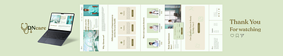 Medical Healthcare service web design (DN care) animation branding graphic design healcthcare medical ui ux