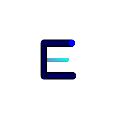E LOGO abstract art branding brandmark design e logo graphic design illustration illustrator logo logo design logomark minimal minimal logo minimalistic symbol ui vector vector art