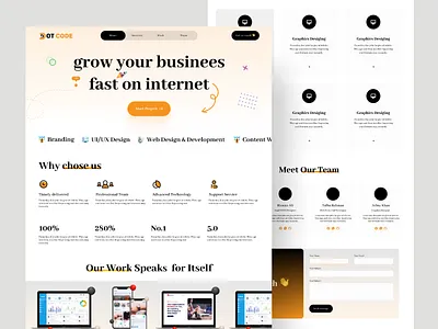 Dot code Digital Software Agency Website UI Design agency website agency website design best company website creative digitapl agency website dotcode website figma figma website modern top ui ui ux designer ux website design website ui website ui ux