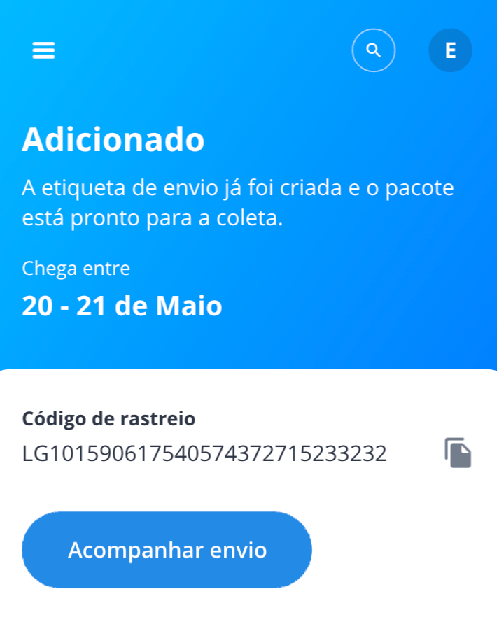Track delivery animation delivery motion ui