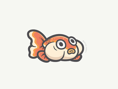 GoldFish design graphic design illustration logo