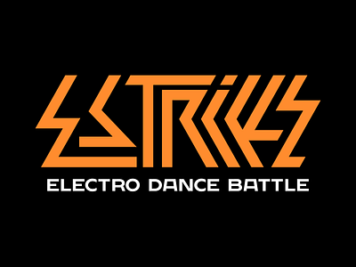 "EStrike" electro dance battle logo design bigun branding design designer dribbble graphic design illustration logo logo design